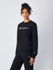 Champion Bluza w kolorze czarnym rozmiar: M. Czarne bluzy Champion, m, bez wzorów, bez kaptura. Za 132.36 zł.
