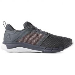 Buty treningowe damskie Reebok Print Run 3. Szare buty treningowe Reebok, bez wzorów, z gumy, bez zapięcia, na fitness i siłownię, reebok print. Za 459.00 zł.
