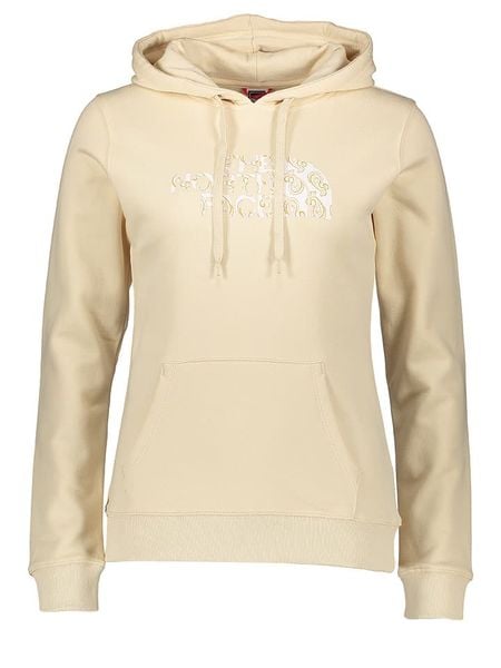 The North Face Bluza "New Peak" w kolorze beżowym rozmiar: S. Brązowe bluzy The North Face, s, bez wzorów, z bawełny, bez ramiączek, z kapturem. Za 188.85 zł.