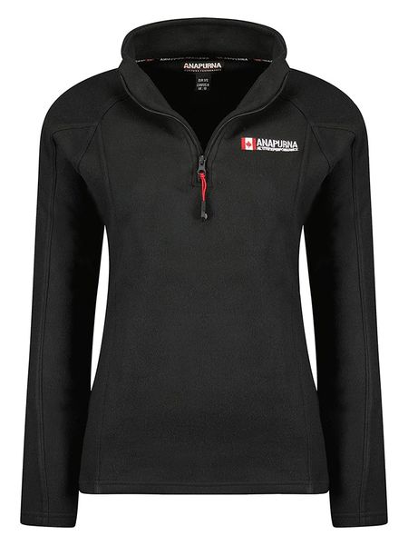 ANAPURNA Bluza polarowa "Tonneauhz" w kolorze czarnym rozmiar: XXL. Czarne bluzy bez kaptura ANAPURNA, xxl, bez wzorów, z materiału. Za 69.95 zł.