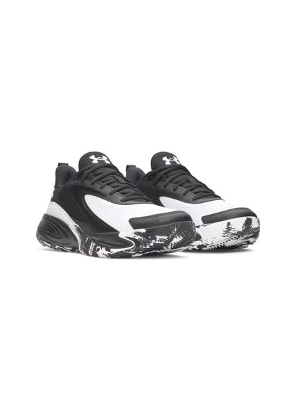 Buty koszykarskie Under Armour Lockdown 8 Noir. Białe buty treningowe Under Armour, bez wzorów, z gumy, bez zapięcia, na fitness i siłownię. Za 348.70 zł.