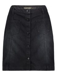 Eight2Nine Spódnica dżinsowa w kolorze czarnym rozmiar: M. Czarne spódnice Eight2Nine, m, bez wzorów, z denimu, mini. Za 105.38 zł.