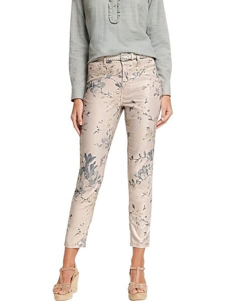 Heine Spodnie w kolorze beżowym rozmiar: 40. Brązowe spodnie materiałowe Heine, bez wzorów, z materiału. Za 109.52 zł.