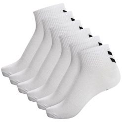 Hummel Skarpetki ZESTAW 6-Pack Z SZEWRONAMI MID CUT. Białe skarpetki Hummel, bez wzorów. Za 81.00 zł.