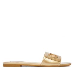 Klapki Liu Jo. Żółte klapki Liu Jo, bez wzorów, bez obcasa, bez zapięcia. Za 419.99 zł.