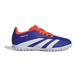 Buty piłkarskie adidas Predator Club Tf ID3428 niebieskie. Niebieskie buty treningowe bez wzorów, z gumy, bez zapięcia, do piłki nożnej. Za 271.62 zł.