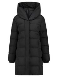 Geographical Norway Płaszcz zimowy "Djamilalimo" w kolorze czarnym rozmiar: L. Czarne płaszcze Geographical Norway, na zimę, l, bez wzorów, z puchu, bez kaptura. Za 222.45 zł.