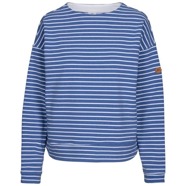 Koszulka/Bluza Damska Soothing Striped Marl Top. Niebieskie bluzy Trespass, s, bez wzorów, sportowe, bez kołnierzyka, bez ramiączek. Za 191.99 zł.