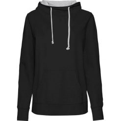 Bluza dresowa z kapturem bonprix czarno-jasnoszary melanż. Bluzy marki INOVIK. Za 74.99 zł.