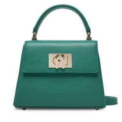 Torebka Furla. Niebieskie torebki klasyczne Furla, bez wzorów, klasyczne, bez dodatków. Za 1,859.00 zł.