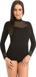 Teyli Golf damski z wiskozy Mila czarny Czarny XL. Czarne swetry Teyli, xl, bez wzorów, z wiskozy, bez ramiączek. Za 128.58 zł.