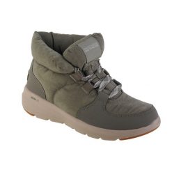 Buty zimowe damskie, Glacial Ultra - Trend Up. Zielone buty trekkingowe Skechers, na zimę, bez zapięcia. Za 379.99 zł.