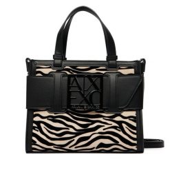 Torebka Armani Exchange. Czarne torebki klasyczne Armani Exchange, bez wzorów, klasyczne, bez dodatków. Za 729.99 zł.