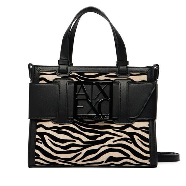 Torebka Armani Exchange. Czarne torebki klasyczne Armani Exchange, bez wzorów, klasyczne, bez dodatków. Za 729.99 zł.