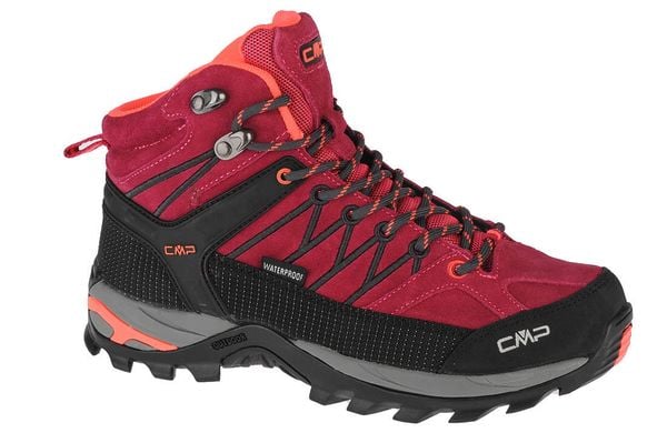Buty trekkingowe damskie CMP Rigel Mid Wmn WP. Czarne buty trekkingowe CMP, z materiału, bez zapięcia. Za 406.99 zł.