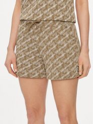 EA7 Emporio Armani Szorty sportowe 3DTS55 TJUAZ 1731 Brązowy Regular Fit. Brązowe szorty sportowe EA7 Emporio Armani, bez wzorów, z bawełny. Za 229.99 zł.