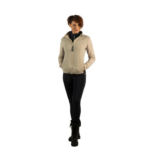 Damski polar Flags&Cup Aura. Szare bluzy z polaru FLAGS&CUP, bez wzorów, z polaru, do jazdy konnej. Za 393.50 zł.