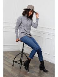 L'armoire de Suzette Golf w kolorze szarym rozmiar: 38/40. Szare swetry L'armoire de Suzette, l, bez wzorów, z kaszmiru, klasyczne, bez ramiączek. Za 156.61 zł.