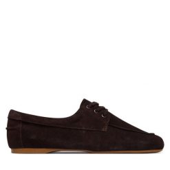 Półbuty Balagan. Brązowe półbuty wsuwane BALAGAN, bez wzorów, bez obcasa, na płaskiej podeszwie. Za 569.99 zł.