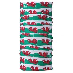 Naszyjnik Buff Welsh Flag 2010. Białe naszyjniki Buff, z poliesteru, plastikowe. Za 101.40 zł.