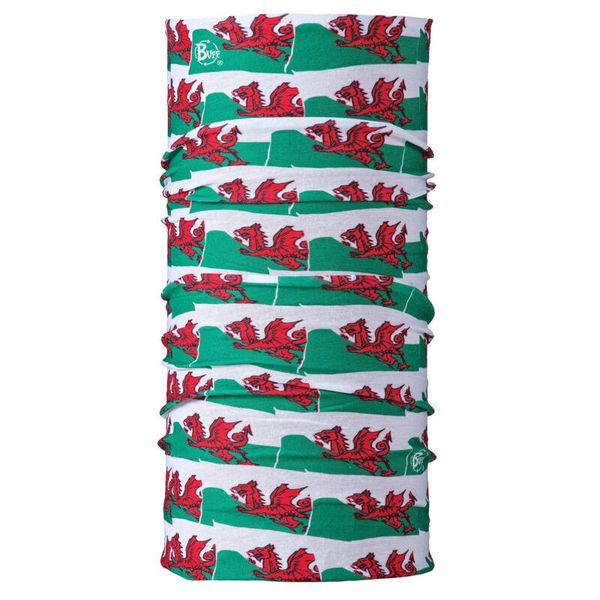 Naszyjnik Buff Welsh Flag 2010. Białe naszyjniki Buff, z poliesteru, plastikowe. Za 101.40 zł.