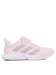 Adidas Buty halowe Court Team Bounce 2.0 Shoes KJ9651 Różowy jasny. Czerwone buty treningowe adidas, bez wzorów, z materiału, bez zapięcia. Za 399.99 zł.