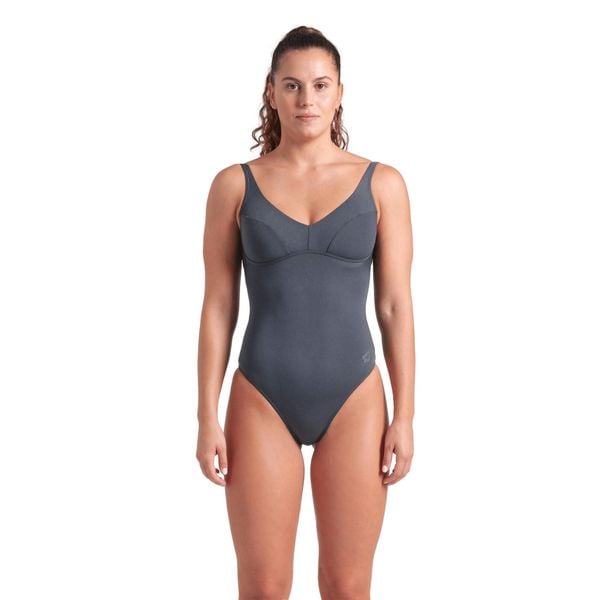 Strój Kąpielowy Arena Swimsuit Victoria U Back S. Szare stroje jednoczęściowe Arena, bez wzorów, z materiału, sportowe. Za 189.99 zł.