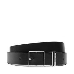 Pasek Calvin Klein. Czarne paski Calvin Klein, bez wzorów. Za 116.99 zł.