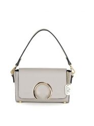 Anna Morellini Skórzana torebka &quot;Giada&quot; w kolorze szarym - 24 x 16 x 8 cm rozmiar: onesize. Szare torebki klasyczne Anna Morellini, bez wzorów, z materiału, przez ramię, bez dodatków. Za 260.99 &#122;&#322;.