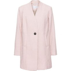 Płaszcz boucle bonprix dymny różowy. Płaszcze marki bonprix. Za 79.99 zł.