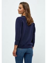 Peppercorn Bluza "Laila" w kolorze granatowym rozmiar: S. Niebieskie bluzy Peppercorn, s, bez wzorów, bez kaptura. Za 169.63 zł.