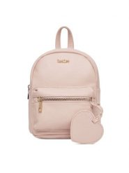 DeeZee Plecak DZE-S-008-07 Różowy. Czerwone plecaki DeeZee, bez wzorów, ze skóry, bez dodatków. Za 76.99 zł.