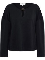 &Co Woman Bluzka "Daca" w kolorze czarnym rozmiar: L. Czarne bluzki &Co Woman, l, z aplikacjami, bez kołnierzyka, bez ramiączek. Za 226.77 zł.