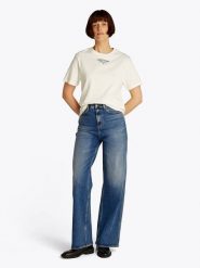 TOMMY JEANS Dżinsy - Comfort fit - w kolorze granatowym rozmiar: W26/L30. Niebieskie jeansy Tommy Jeans, l, z aplikacjami, z jeansu, klasyczne, z podwyższonym stanem. Za 253.54 zł.