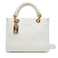 Torba Elisabetta Franchi. Białe torebki klasyczne Elisabetta Franchi, bez wzorów, klasyczne, bez dodatków. Za 2,059.00 zł.