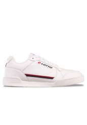 Buty sportowe do chodzenia unisex Lotto NANDU. Białe buty treningowe Lotto, bez wzorów, z materiału, bez zapięcia, trekkingowe. Za 117.00 zł.