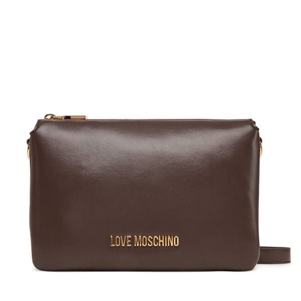 Torebka LOVE MOSCHINO. Brązowe listonoszki Love Moschino, bez wzorów, bez dodatków. Za 709.99 zł.