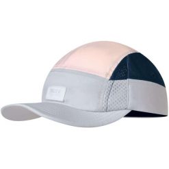 Czapka z daszkiem Damska Buff 5 Panel Go Cap. Szare czapki z daszkiem Buff, na lato, bez wzorów, z elastanu, sportowe. Za 124.90 zł.