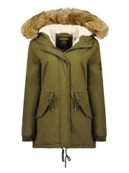 Canadian Peak Parka "Ampuri" w kolorze khaki rozmiar: XXL. Brązowe płaszcze Canadian Peak, xxl, bez wzorów, bez kaptura. Za 255.94 zł.