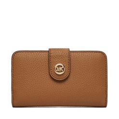 Portfel MICHAEL Michael Kors. Brązowe portfele MICHAEL Michael Kors, bez wzorów. Za 519.99 zł.