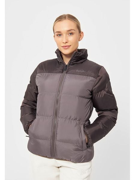 Bench Kurtka pikowana "Prarie" w kolorze brązowym rozmiar: 42. Brązowe kurtki Bench, z aplikacjami, ze skóry, bez kaptura. Za 157.35 zł.