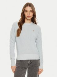 Guess Sweter W4BR08 Z3HM1 Niebieski Regular Fit. Niebieskie swetry Guess, xs, z aplikacjami, z syntetyku, bez ramiączek. Za 349.99 zł.