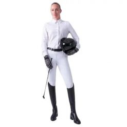 Damskie legginsy zawodnicze z pełną przyczepnością PS of Sweden Katja. Białe legginsy PS OF SWEDEN, bez wzorów, z materiału. Za 634.50 zł.