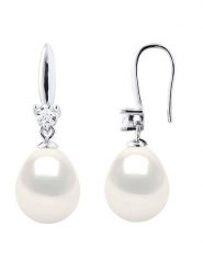 Mitzuko Srebrne kolczyki z perłami rozmiar: onesize. Szare kolczyki Mitzuko, z cyrkonią, srebrne. Za 217.99 zł.