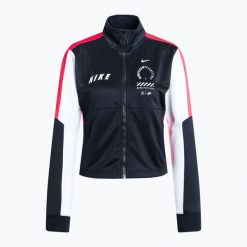 Bluza damska Nike Sportswear Tracksuit Top. Czarne bluzy Nike, bez wzorów, bez kaptura. Za 329.99 zł.