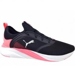Buty do biegania damskie Puma Softride Ruby. Czarne buty do biegania Puma, bez wzorów, z gumy, bez zapięcia, do biegania. Za 422.00 zł.