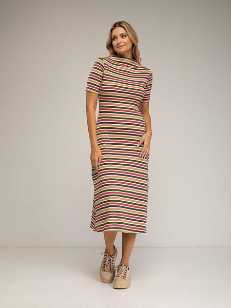 Tantra Sukienka ze wzorem rozmiar: L. Sukienki Tantra, l, bez wzorów, bez kołnierzyka, bez ramiączek, midi. Za 130.99 zł.