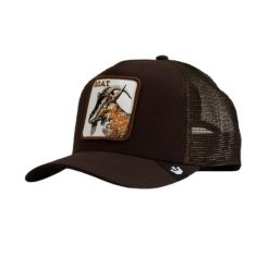 Czapka z daszkiem Goorin Bros. The Goat Trucker 101-0385-BRO. Brązowe czapki z daszkiem Goorin Bros, bez wzorów. Za 167.00 zł.