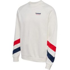 Bluza Hummel hmlOVERSIZED. Białe bluzy Hummel, s, bez wzorów, z materiału, eleganckie, bez ramiączek, bez kaptura. Za 248.45 zł.