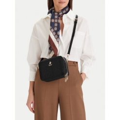 Torebka Beverly Hills Polo Club. Czarne listonoszki Beverly Hills Polo Club, bez wzorów, bez dodatków. Za 249.99 zł.